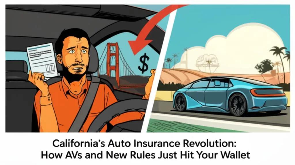 California's Auto Insurance Revolution: How AVs and New Rules Just Hit Your Wallet