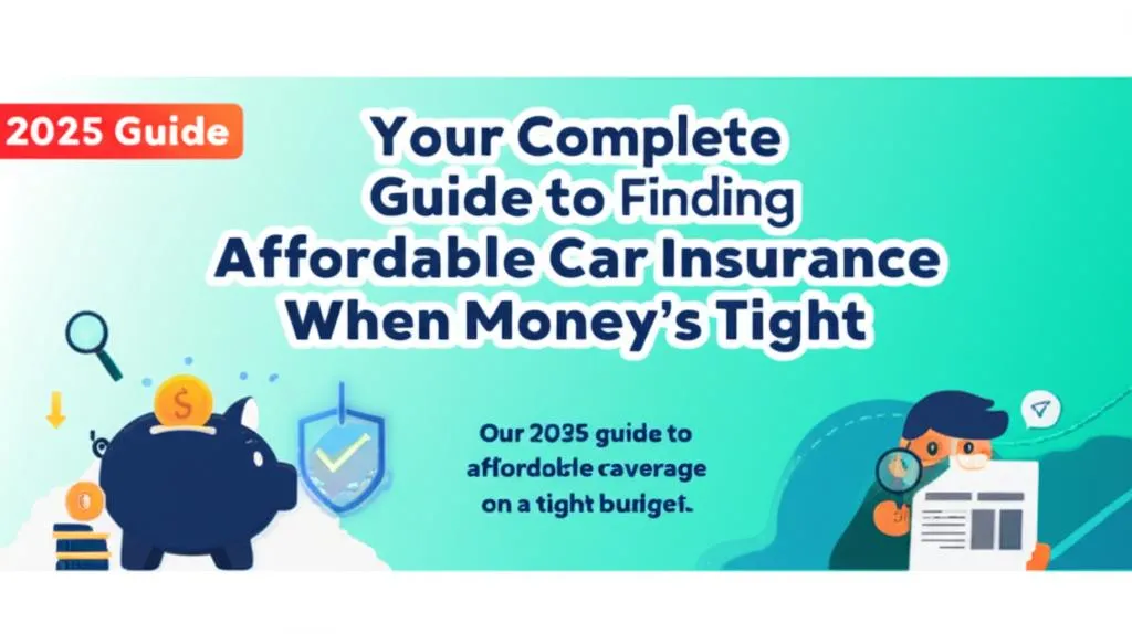 Your Complete Guide to Finding Affordable Car Insurance When Money's Tight