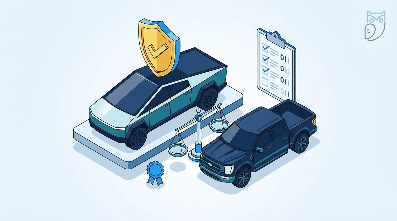 2026 IIHS Top Safety Pick Winners: Cybertruck Makes It, F-150 Doesn't