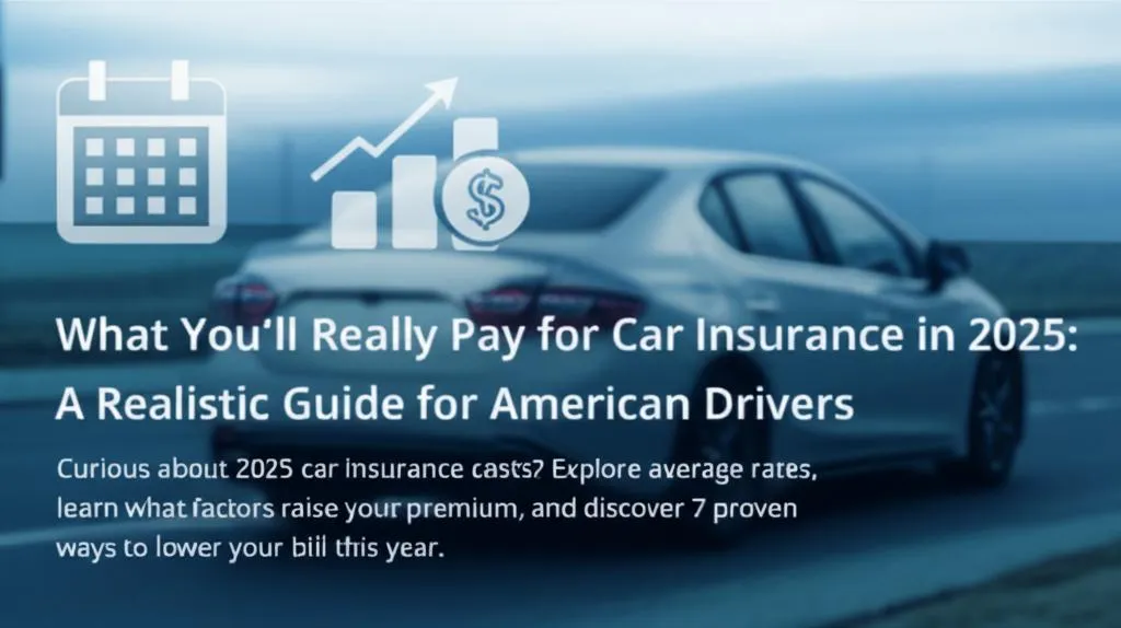 What You'll Really Pay for Car Insurance in 2025: A Realistic Guide for American Drivers