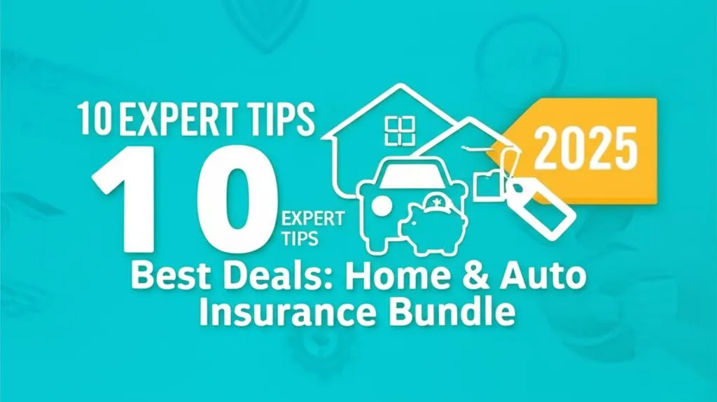 10 Expert Tips to Get the Best Deal on Your Home and Auto Insurance Bundle
