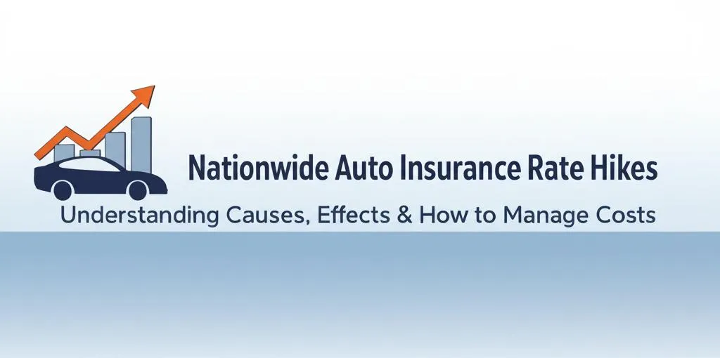 Nationwide Auto Insurance Rate Hikes: Causes, Effects, and Consumer Strategies