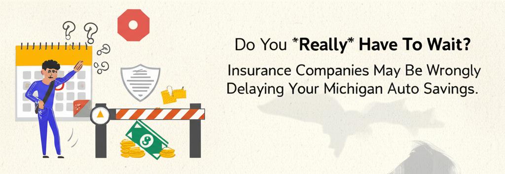 Do You Have To Wait? Auto Insurance Companies Wrongly Telling Drivers To Wait For Savings